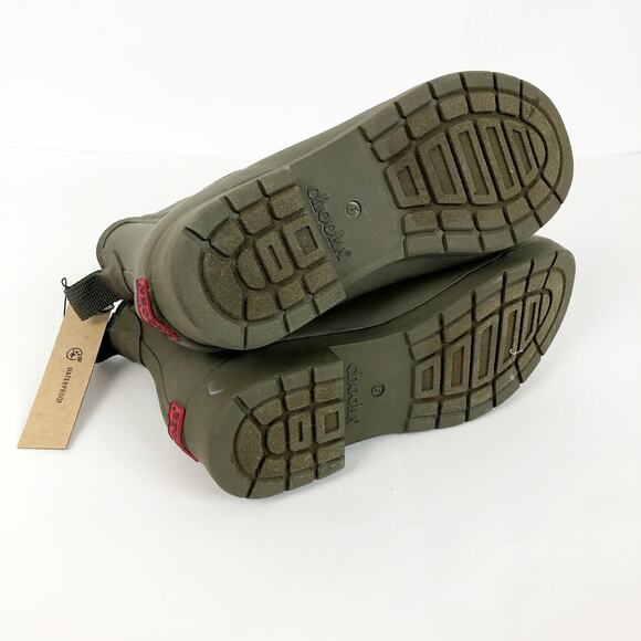Chooka Womens Eastlake Chelsea Rain Boots 6 Green Waterproof Ankle Bootie NWT - Picture 8 of 9